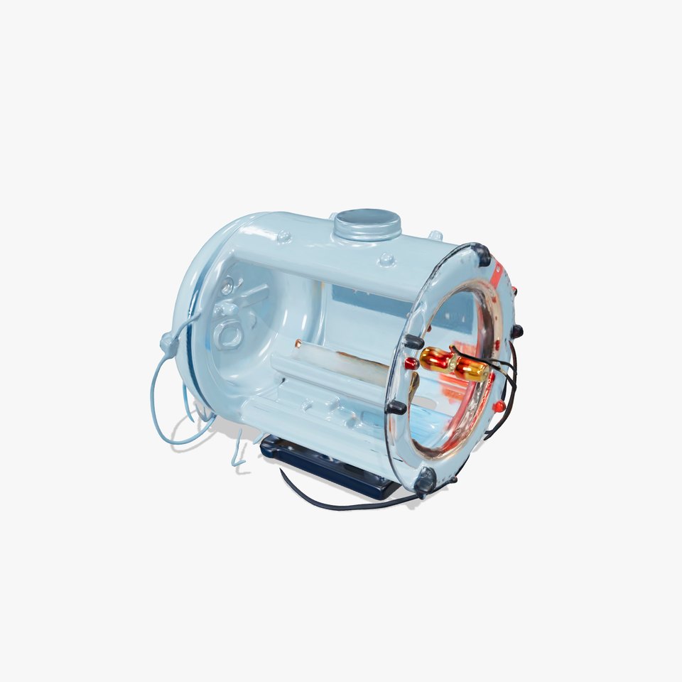 Futuristic Transparent Machine Model Pack